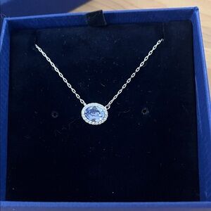 Swarovski necklace, light purple stone